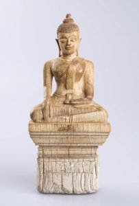 Ivory statuette of Buddha, c. 1700