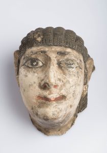 Coffin mask, Egyptian, Roman period