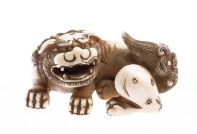 Netsuke in the form of a Shishi, Japanese, Edo Period