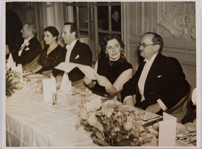 Image of people at the British Psychoanalytic Society 25th Anniversay Dinner