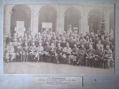 Image of meeting of society of German natural scientists and doctors