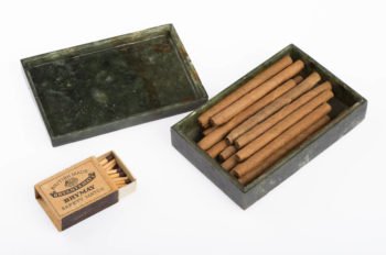 Cigar box and matches