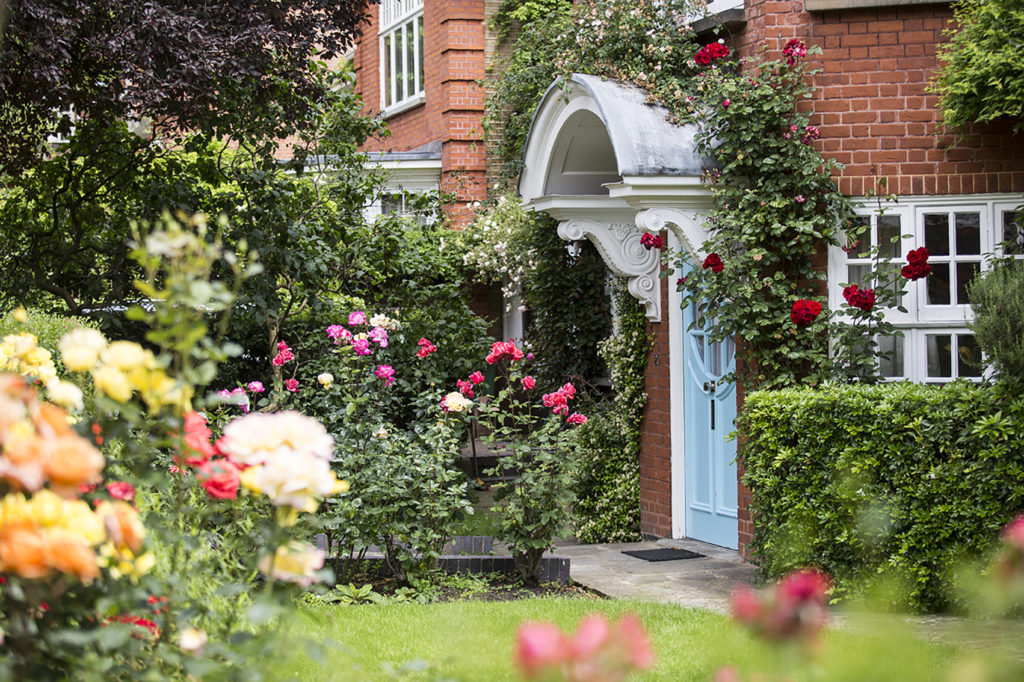 Freud Museum Front Door and Garden