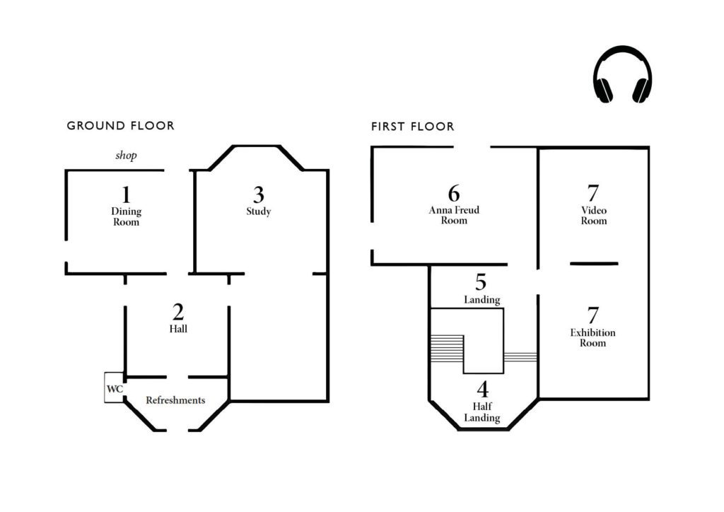 Freud Museum Audio Guide Floor Map