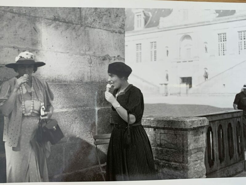 Anna and Marie Eating Ice Cream