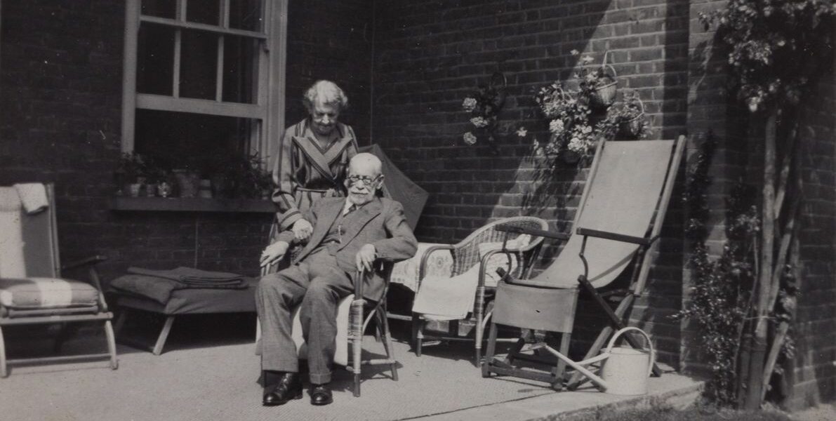 Sigmund and Martha Freud at 20 Maresfield Gardens, 1939