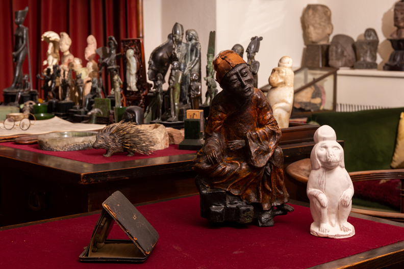 Martha’s Replica of Baboon in Freud’s Study. Photo by Adriana Cudo